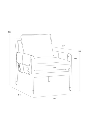 Modern European furniture - Vintage Style Leather Lounge Chair - www.oroa.com