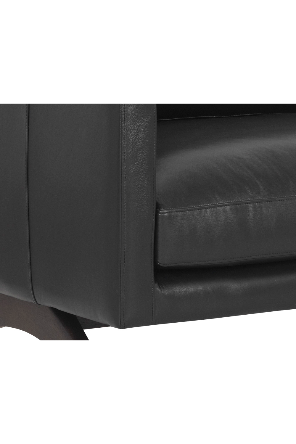 Modern European furniture - Retro-Inspired Leather Sofa - www.oroa.com