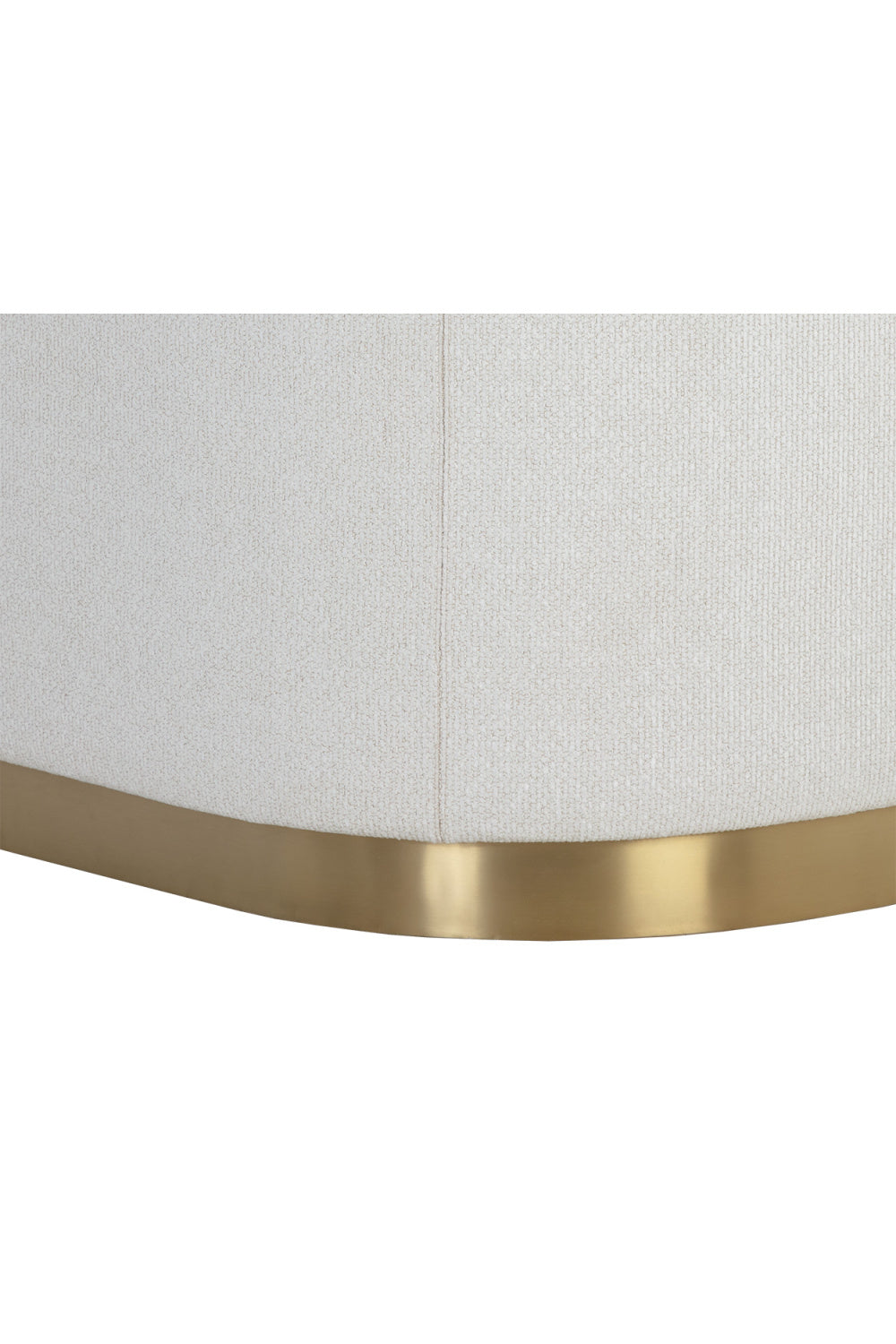 Modern European furniture - Gold Inlay Curved Lounge Chair - www.oroa.com