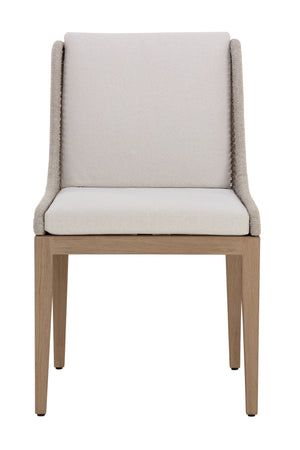 Modern European furniture - Contemporary Indoor/Outdoor Teak & Woven Dining Chair - www.oroa.com