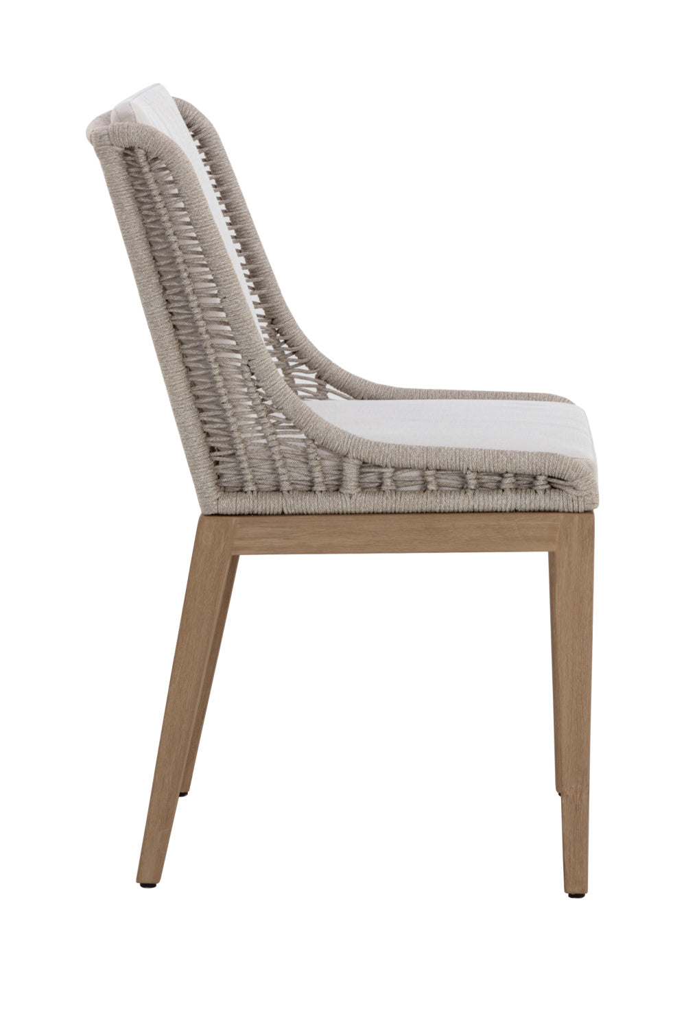 Modern European furniture - Contemporary Indoor/Outdoor Teak & Woven Dining Chair - www.oroa.com