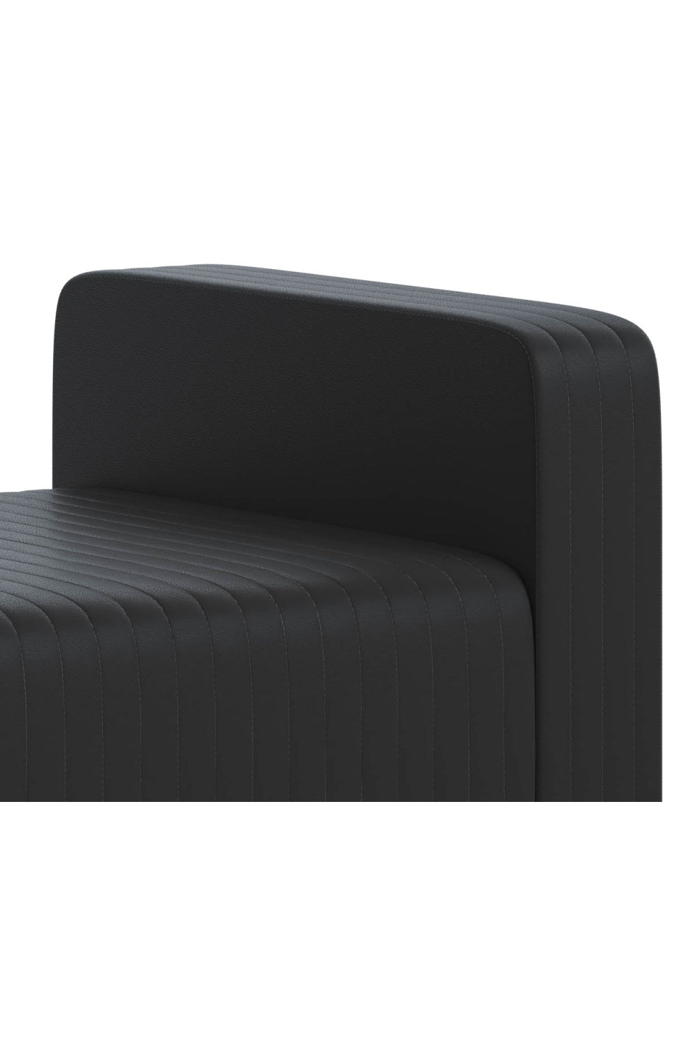 Modern European furniture - Channel-Tufted Fabric Bench - www.oroa.com