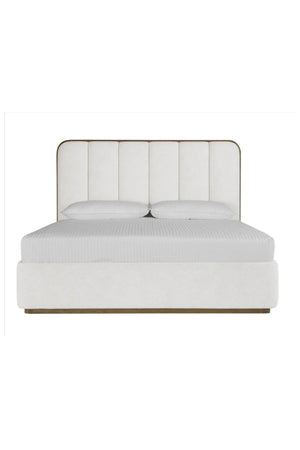 Modern European furniture - Channel Tufted Bed - www.oroa.com