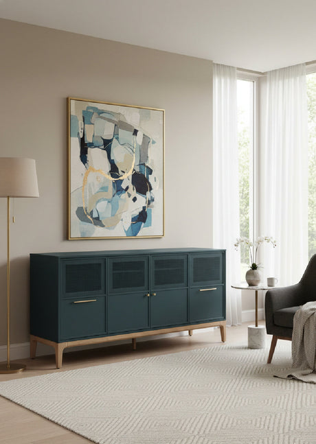   Modern European furniture - Teal Oak Sideboard - www.oroa.com | Oroa.com