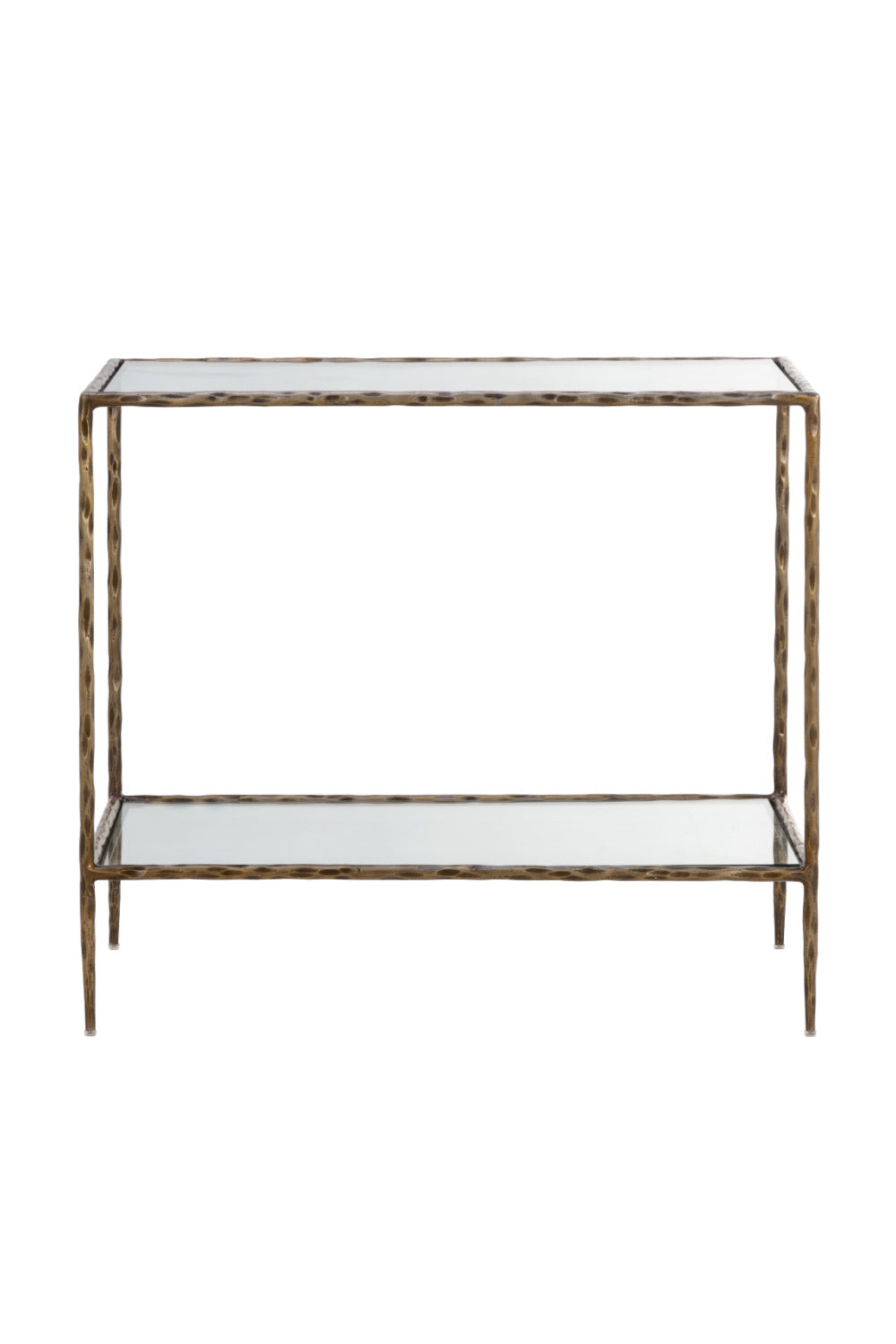 Hand-hammered Metal Nightstand | Splendido Emine | Oroa.com