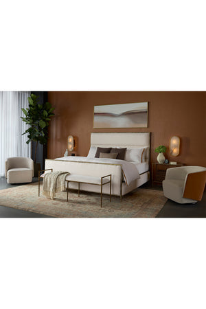 Hand-hammered Metal Nightstand | Splendido Emine | Oroa.com