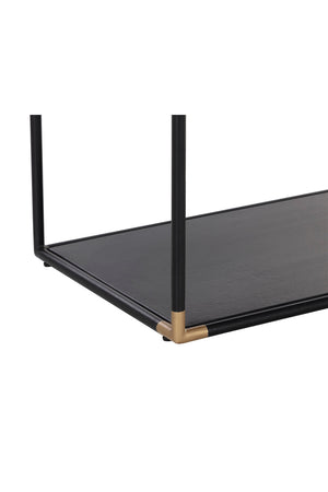   Modern European furniture - Minimalist Black & Brass Nightstand - www.oroa.com | Oroa.com