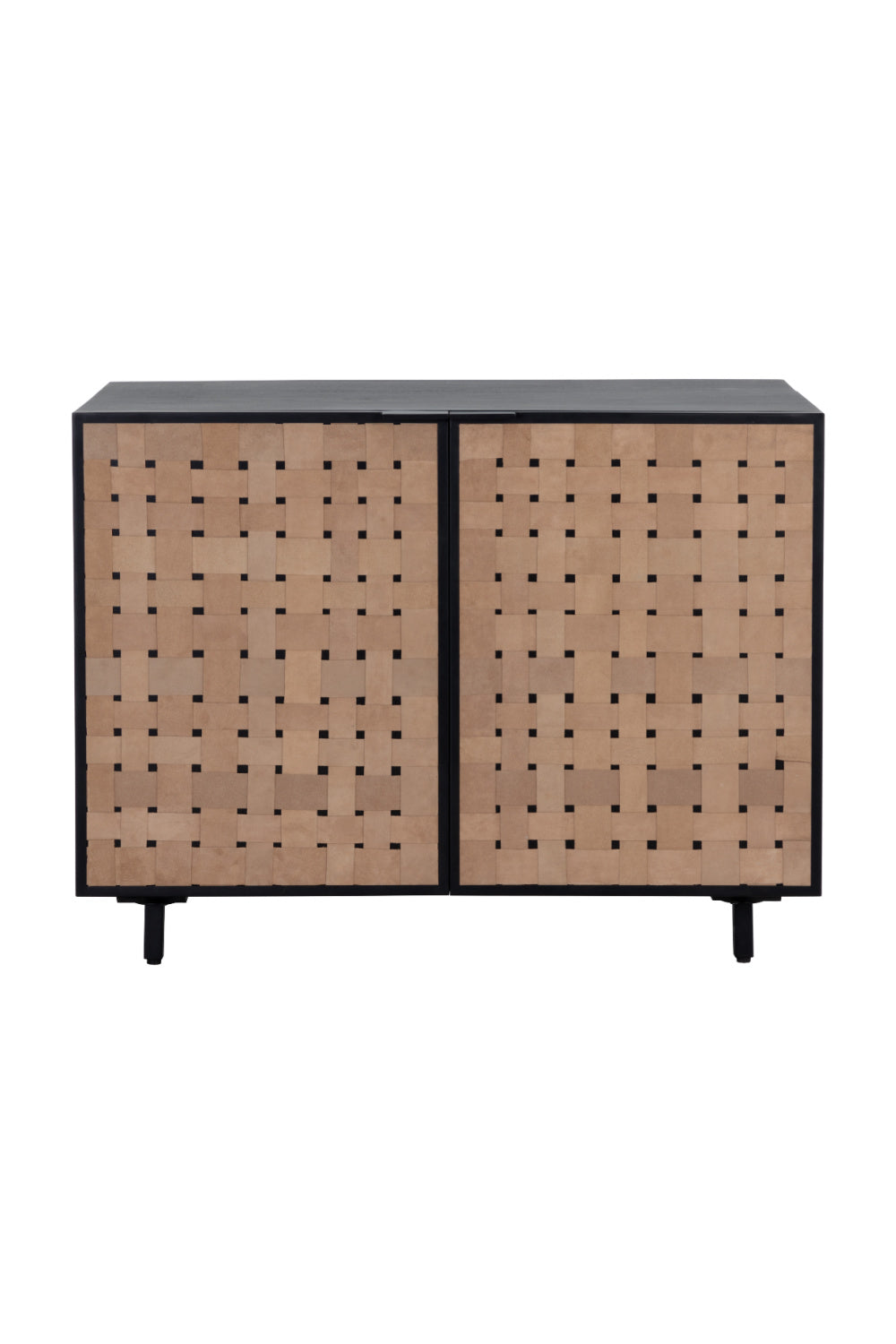 Modern European furniture - Sueded Tan Leather Sideboard - www.oroa.com