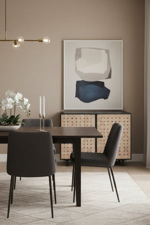 Modern European furniture - Sueded Tan Leather Sideboard - www.oroa.com