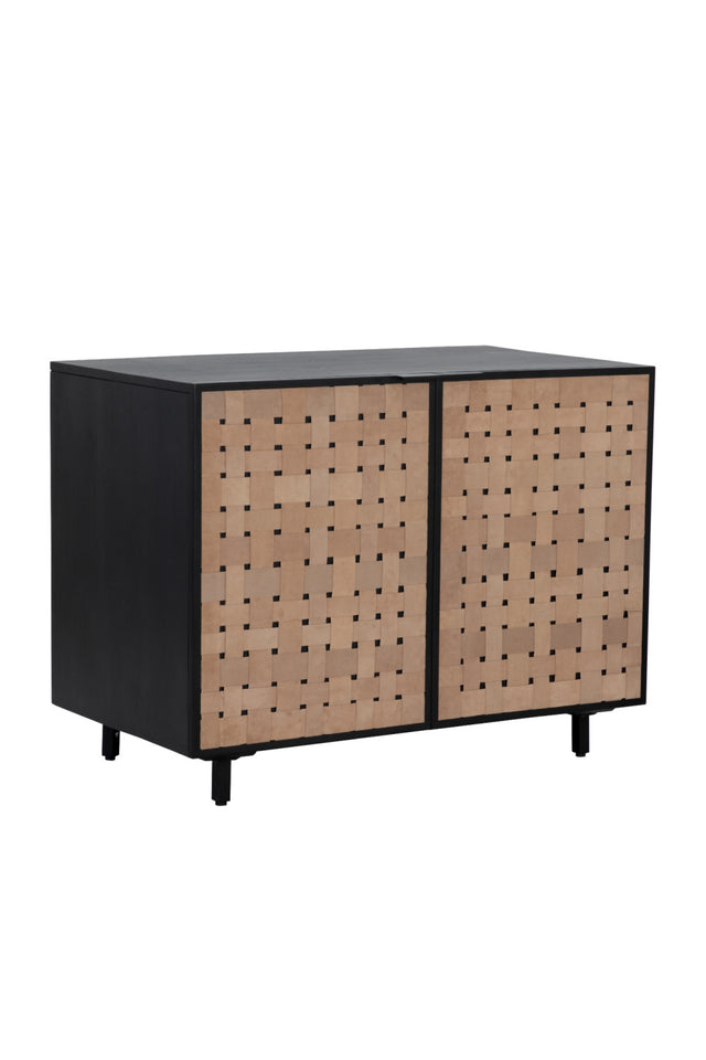 Modern European furniture - Sueded Tan Leather Sideboard - www.oroa.com