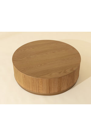  Modern European furniture - Reeded Oak Coffee Table - www.oroa.com | Oroa.com
