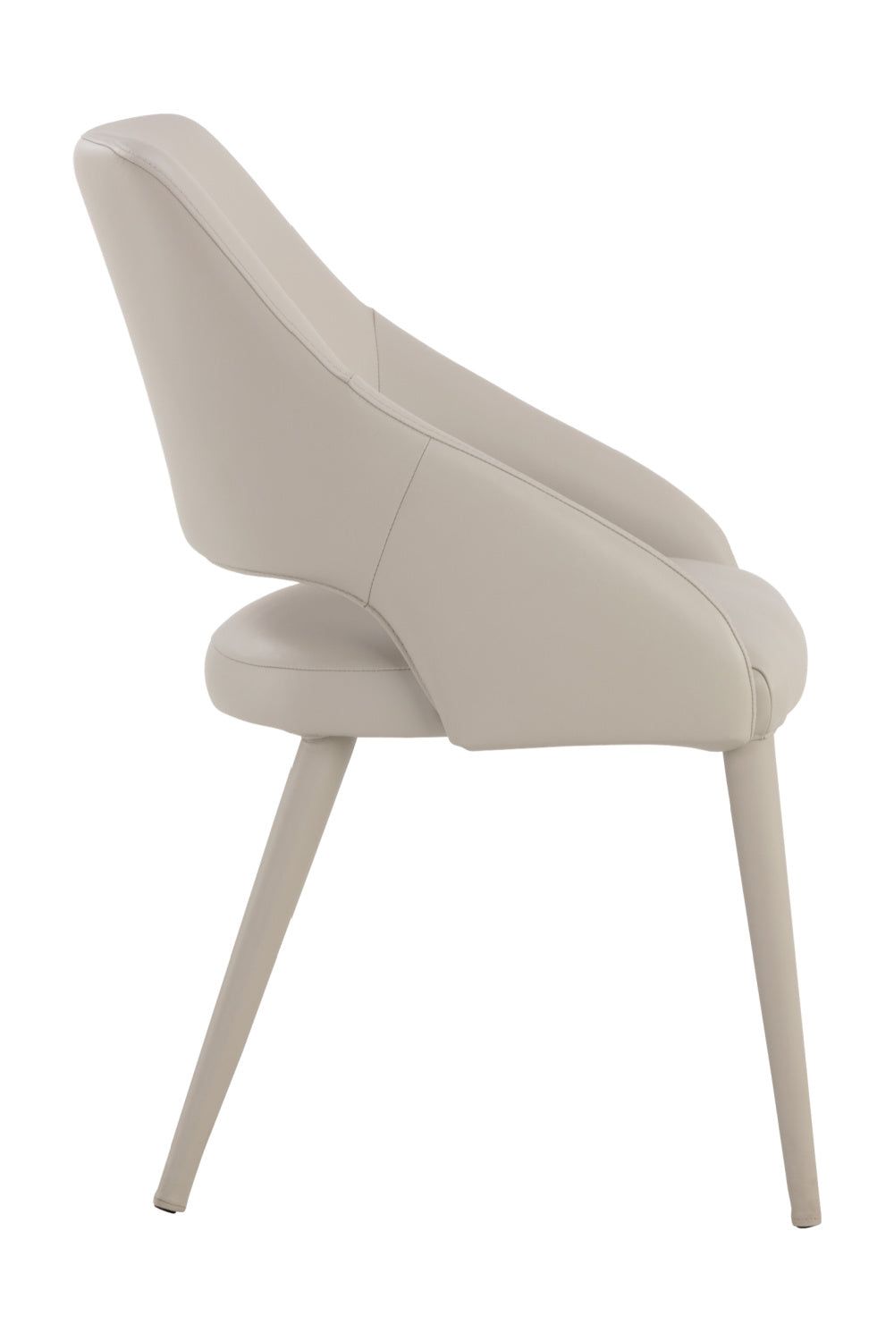   Modern European furniture - Monochromatic Leather Dining Chair - www.oroa.com | Oroa.com