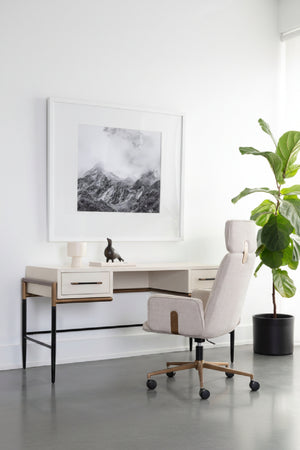   Modern European furniture - Painted Wood Office Desk - www.oroa.com | Oroa.com