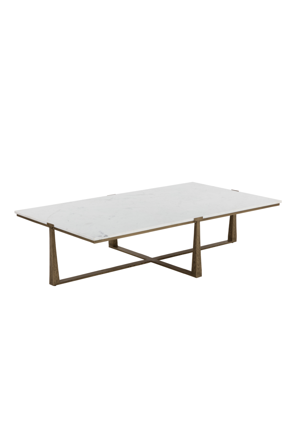   Modern European furniture - Rectangular White Marble Coffee Table - www.oroa.com | Oroa.com