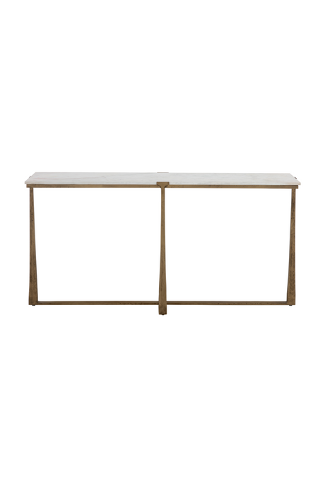   Modern European furniture - White Marble Console Table - www.oroa.com | Oroa.com