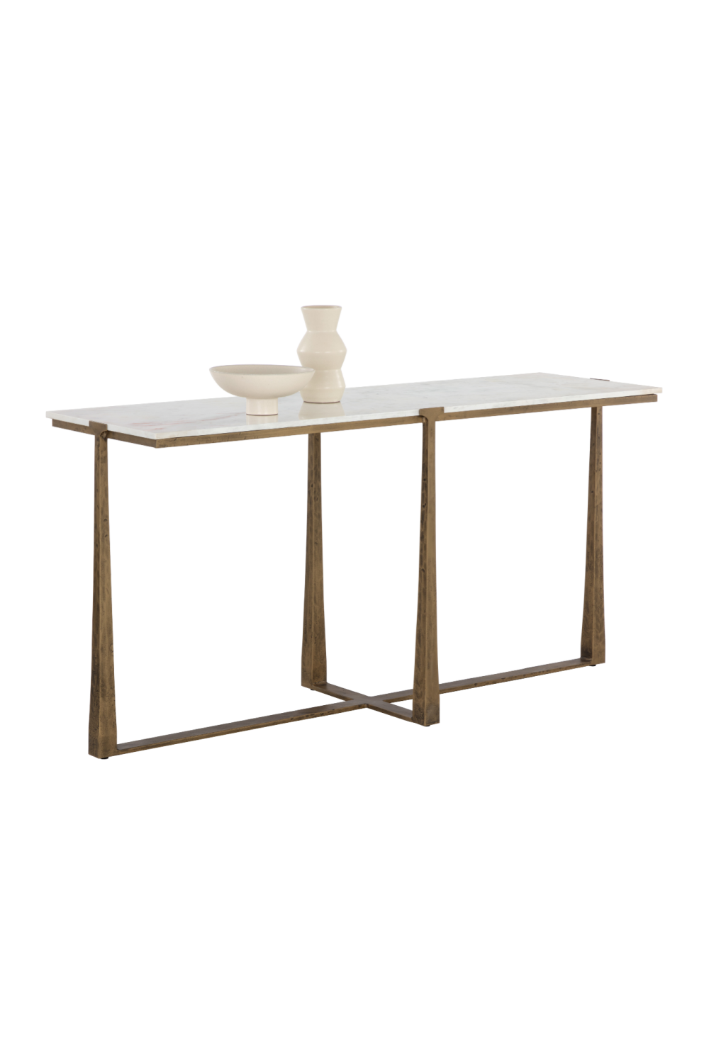   Modern European furniture - White Marble Console Table - www.oroa.com | Oroa.com