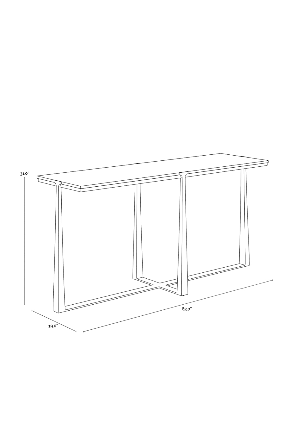   Modern European furniture - White Marble Console Table - www.oroa.com | Oroa.com