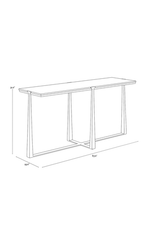   Modern European furniture - White Marble Console Table - www.oroa.com | Oroa.com