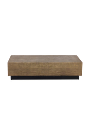   Modern European furniture - Etched Antique Brass Coffee Table - www.oroa.com | Oroa.com