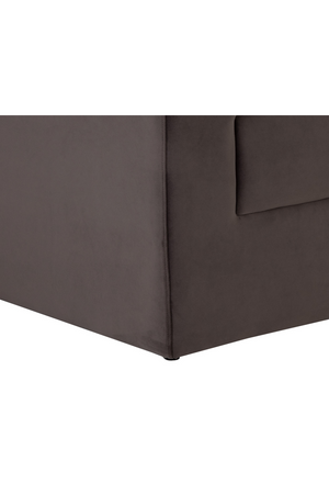   Modern European furniture Dark Gray Contemporary Sofa - www.oroa.com | Oroa.com