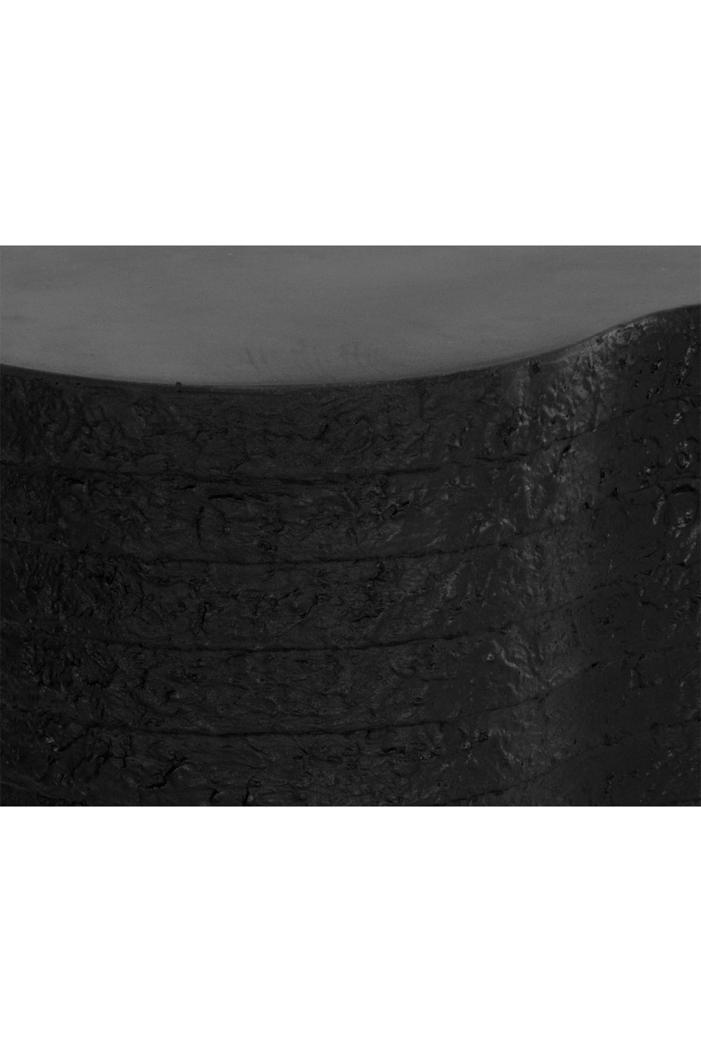   Modern European furniture - Black Ridged Indoor/Outdoor End Table - www.oroa.com | Oroa.com