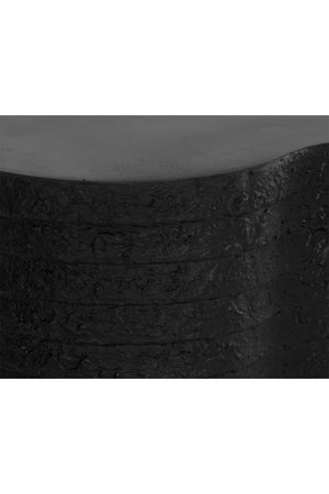   Modern European furniture - Black Ridged Indoor/Outdoor End Table - www.oroa.com | Oroa.com