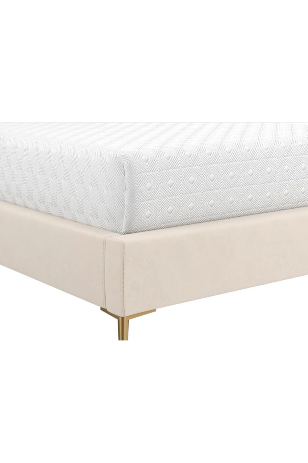 Modern European furniture - Vertical-Tufted Queen Bed - www.oroa.com