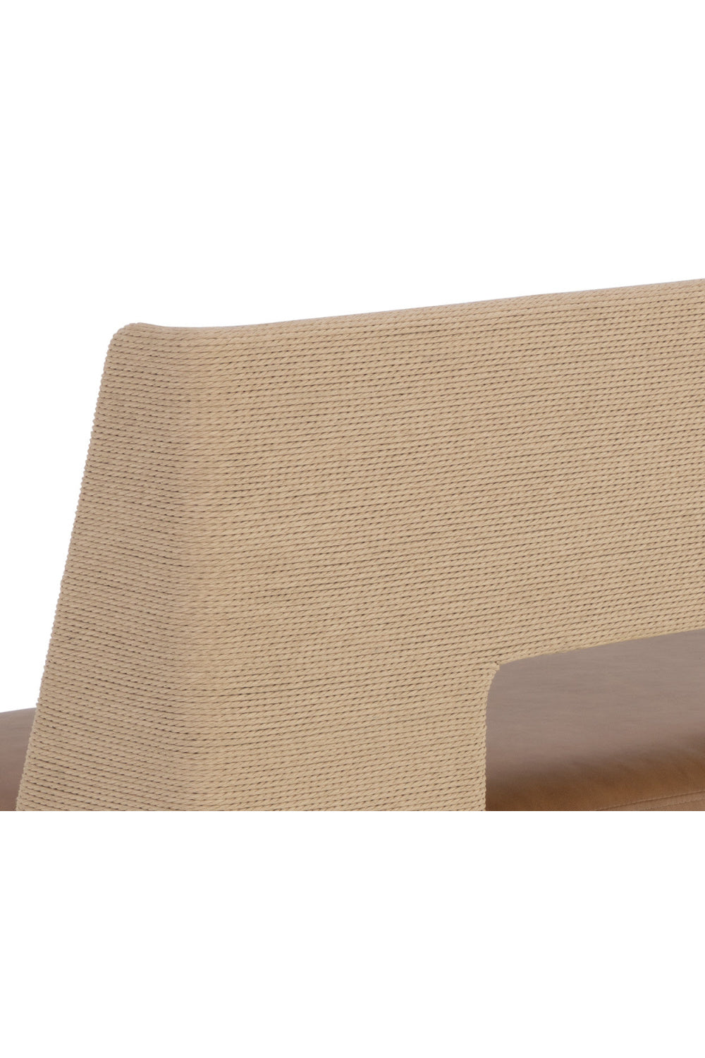 Modern European furniture - Brown Leather Seat Banquette - www.oroa.com