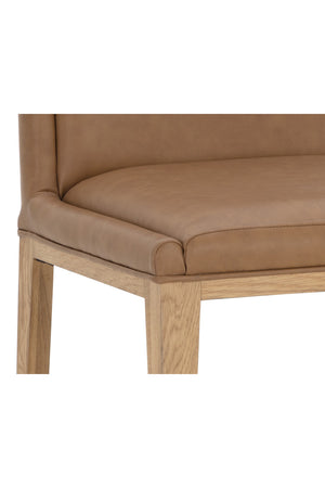   Modern European furniture - Rustic Oak Base Dining Chairs (2) - www.oroa.com | Oroa.com