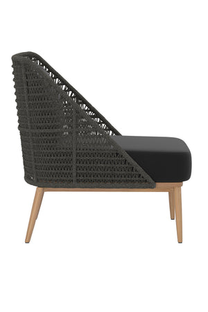 Modern European furniture - Woven Back Indoor/Outdoor Lounge Chair - www.oroa.com