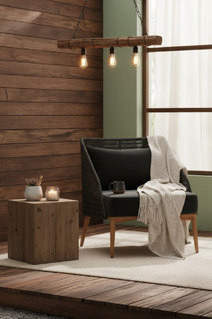 Modern European furniture - Woven Back Indoor/Outdoor Lounge Chair - www.oroa.com