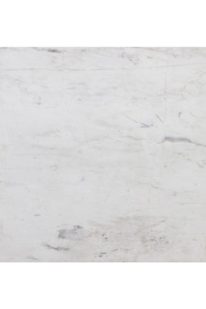   Modern European furniture - Square White Marble Bistro Table S - www.oroa.com | Oroa.com