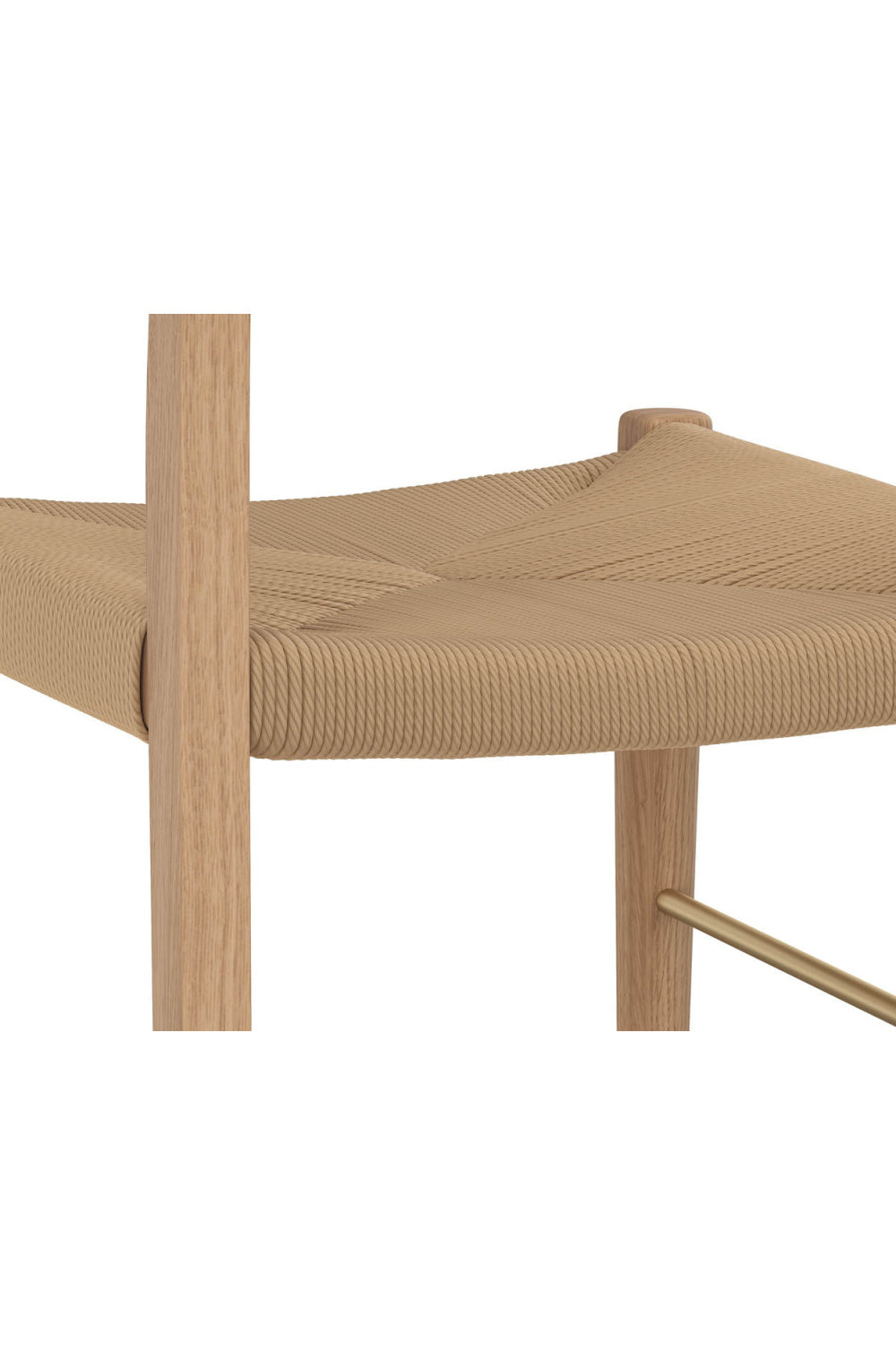 Modern European furniture - Natural Rope Seat Counter Stool - www.oroa.com