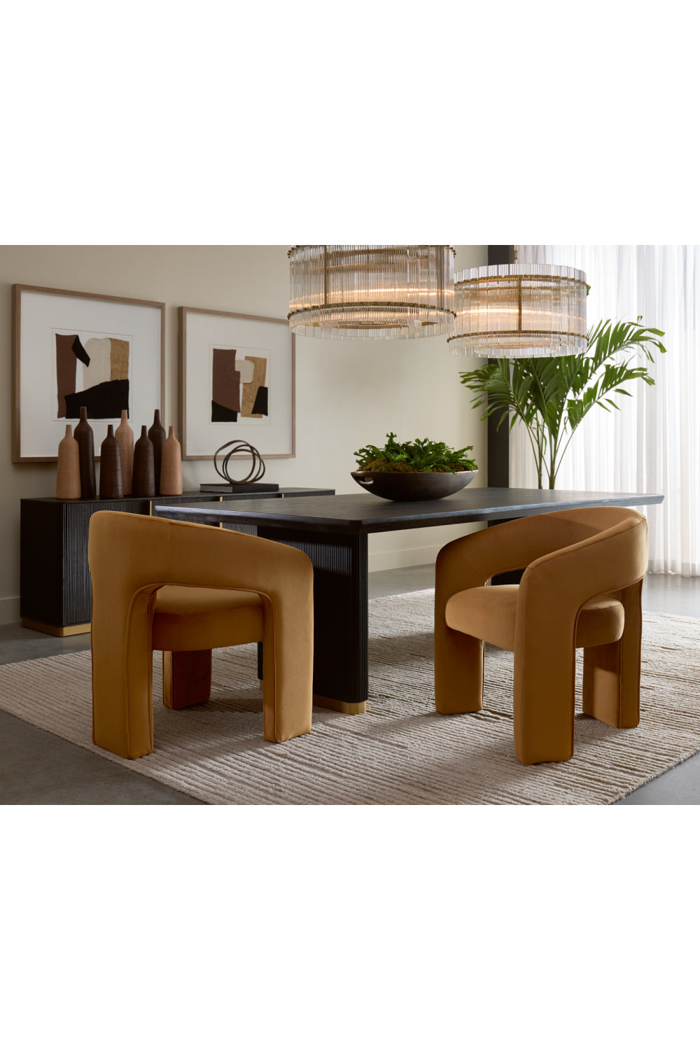   Modern European furniture - Chamfered Edge Oak Dining Table - www.oroa.com | Oroa.com