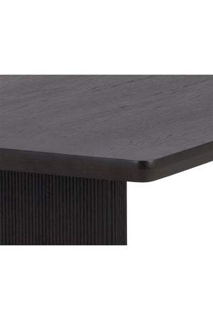   Modern European furniture - Chamfered Edge Oak Dining Table - www.oroa.com | Oroa.com