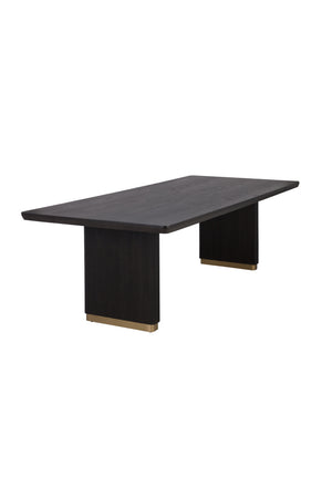   Modern European furniture - Chamfered Edge Oak Dining Table - www.oroa.com | Oroa.com