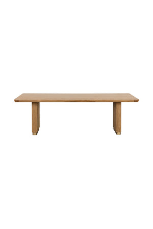   Modern European furniture - Chamfered Edge Oak Dining Table - www.oroa.com | Oroa.com