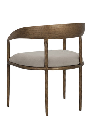   Modern European furniture - Taupe Gray Seat Dining Chair - www.oroa.com | Oroa.com