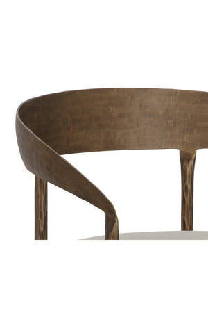   Modern European furniture - Taupe Gray Seat Dining Chair - www.oroa.com | Oroa.com