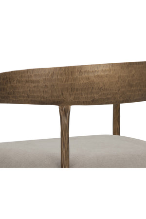   Modern European furniture - Taupe Gray Seat Dining Chair - www.oroa.com | Oroa.com