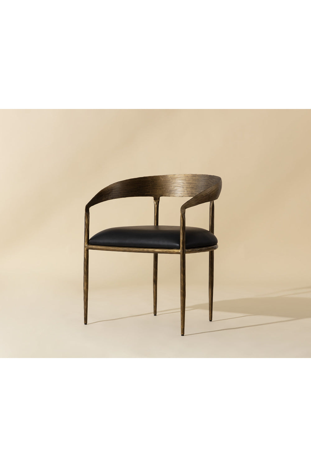   Modern European furniture - Antique Brass Framed Dining Chair - www.oroa.com | Oroa.com