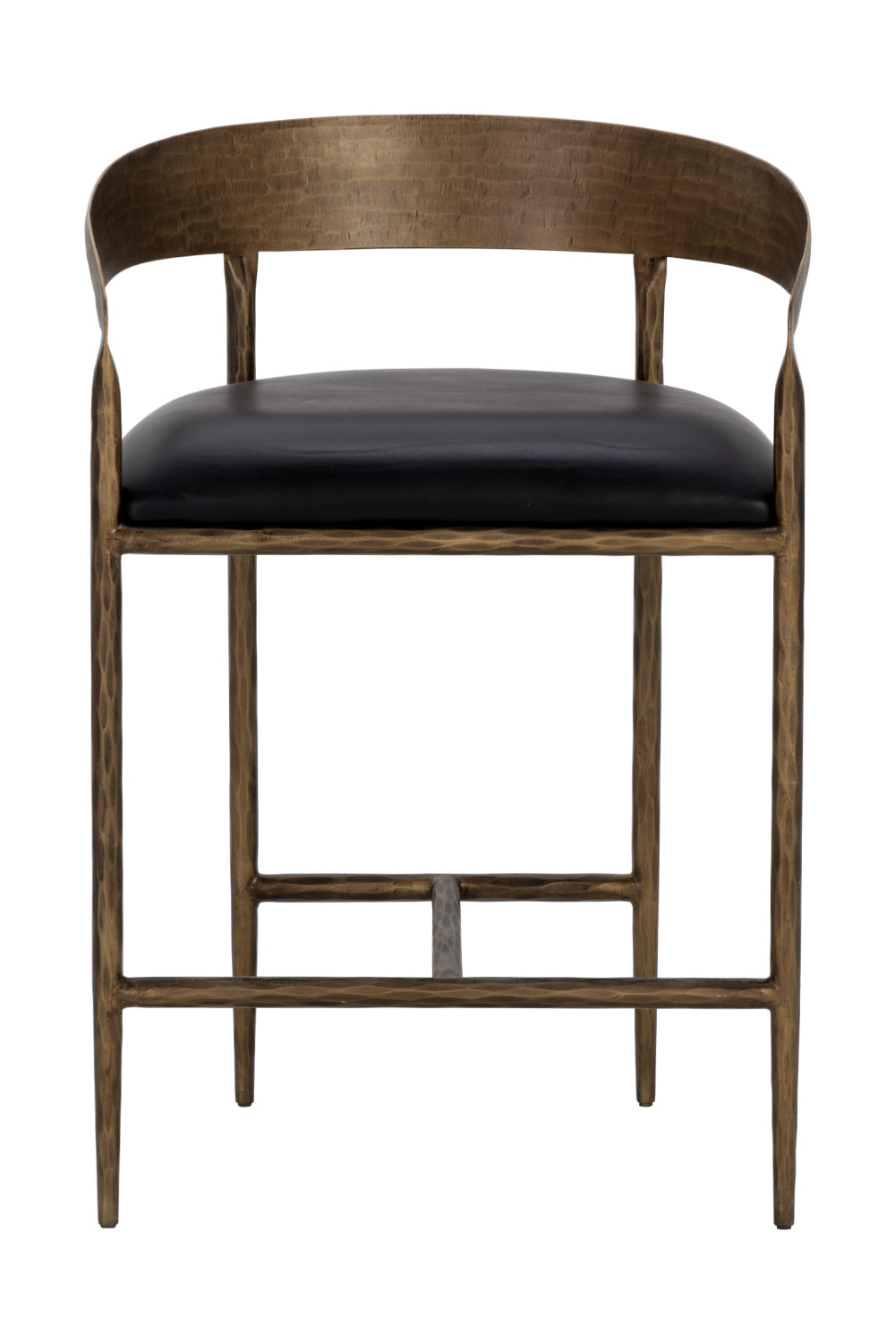 Modern European furniture - Hammered Metal Counter Stool - www.oroa.com