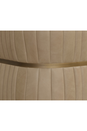 Modern European furniture - Leather Channeled Lounge Chair - www.oroa.com