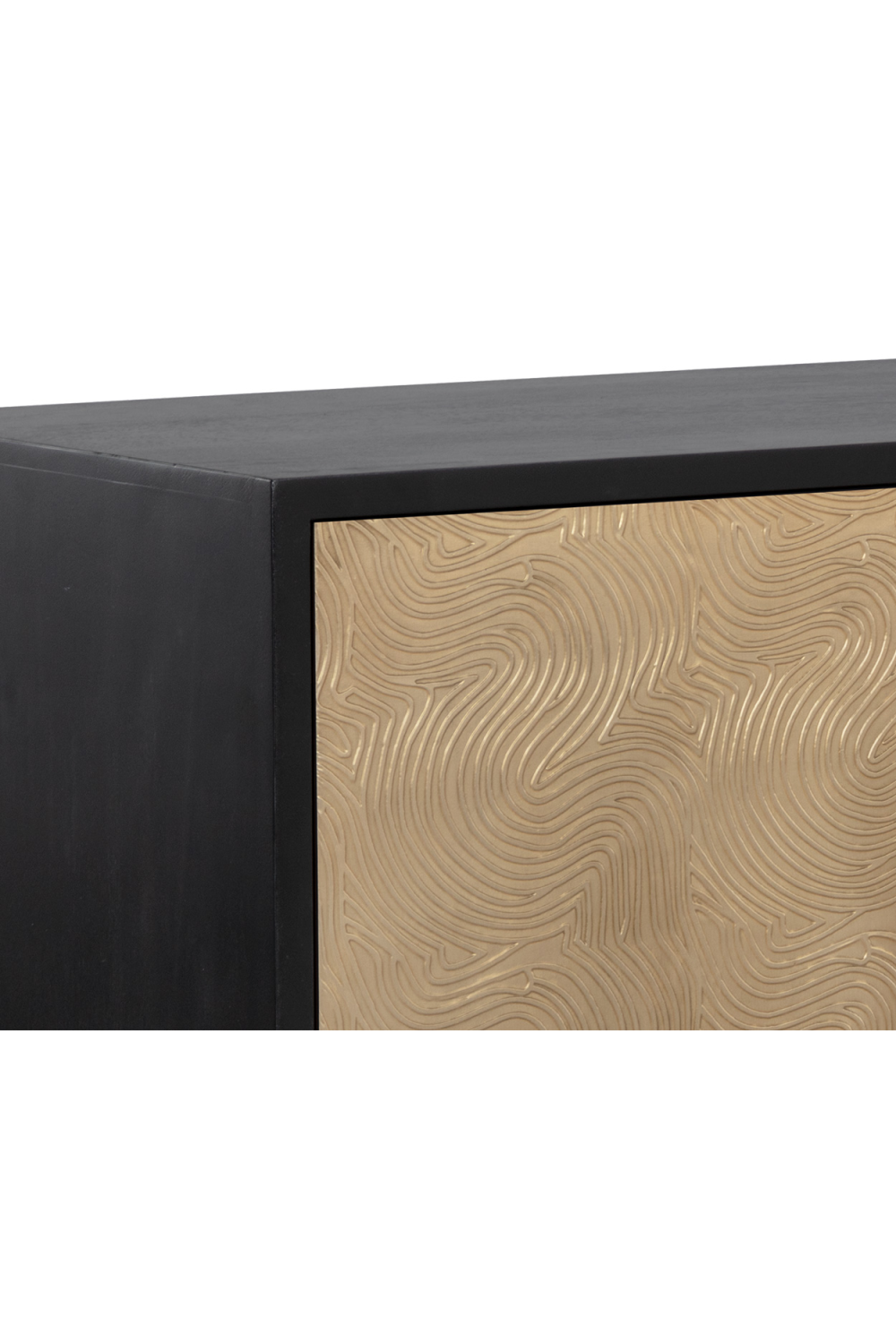   Modern European furniture - Gold 4-Door Sideboard - www.oroa.com | Oroa.com