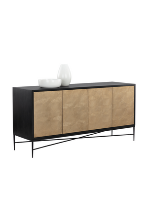   Modern European furniture - Gold 4-Door Sideboard - www.oroa.com | Oroa.com