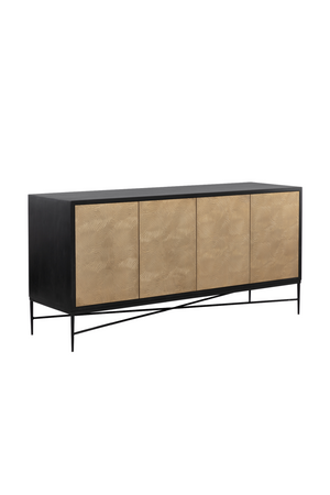   Modern European furniture - Gold 4-Door Sideboard - www.oroa.com | Oroa.com