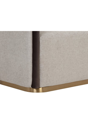 Modern European furniture - Gray Backrest Sofa - www.oroa.com