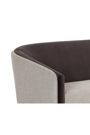 Modern European furniture - Gray Backrest Sofa - www.oroa.com
