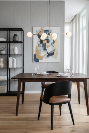   Modern European furniture - Leather Seat Dining Chair - www.oroa.com | Oroa.com