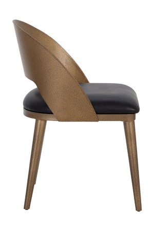   Modern European furniture - Leather Seat Dining Chair - www.oroa.com | Oroa.com